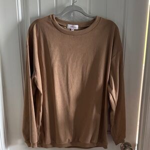 Casual Tan Sweatshirt